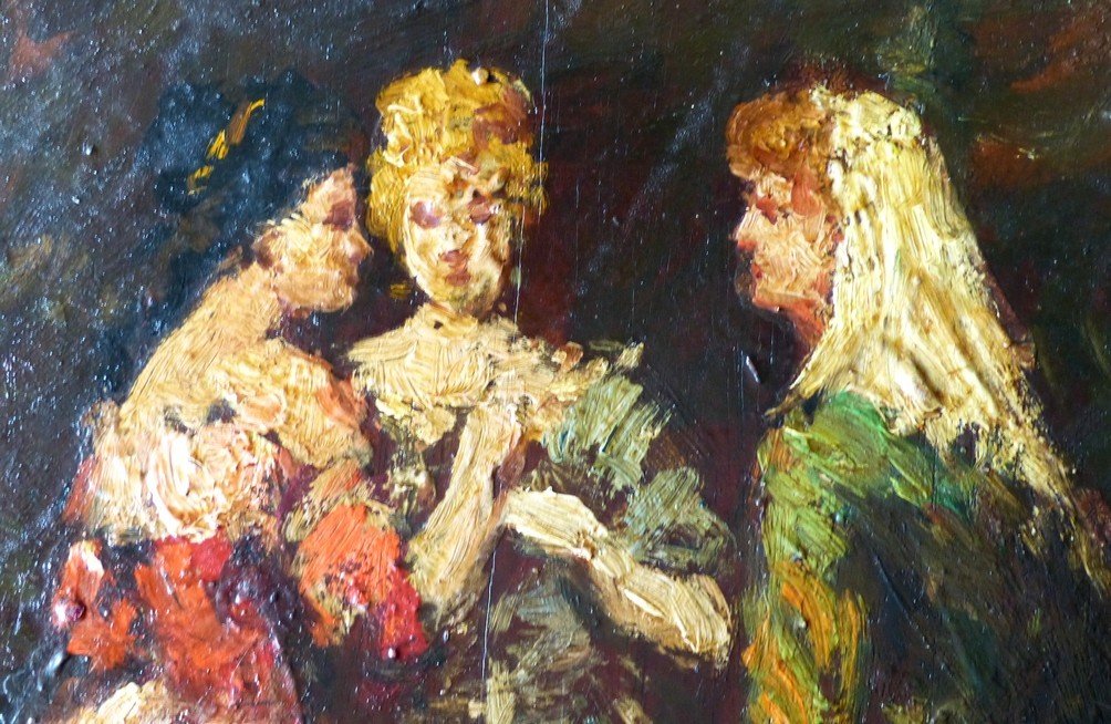 The Three Women, Entourage Of Adolphe Monticelli -photo-2