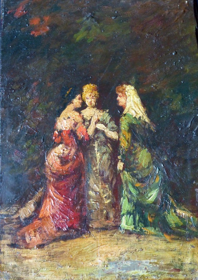 The Three Women, Entourage Of Adolphe Monticelli 