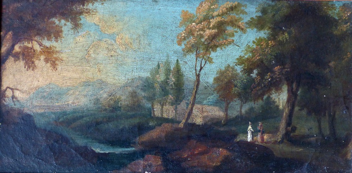 18th Century School, Bucolic Landscape