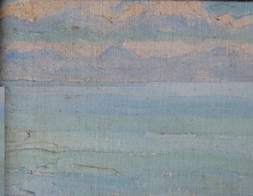 Between Sky And Sea, Sketch From The Early 20th Century -photo-1