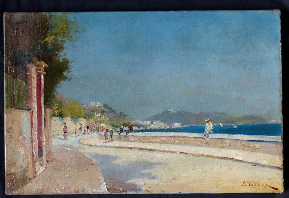 Louis Nattero (1870-1915), Vue De La Corniche à Marseille-photo-2