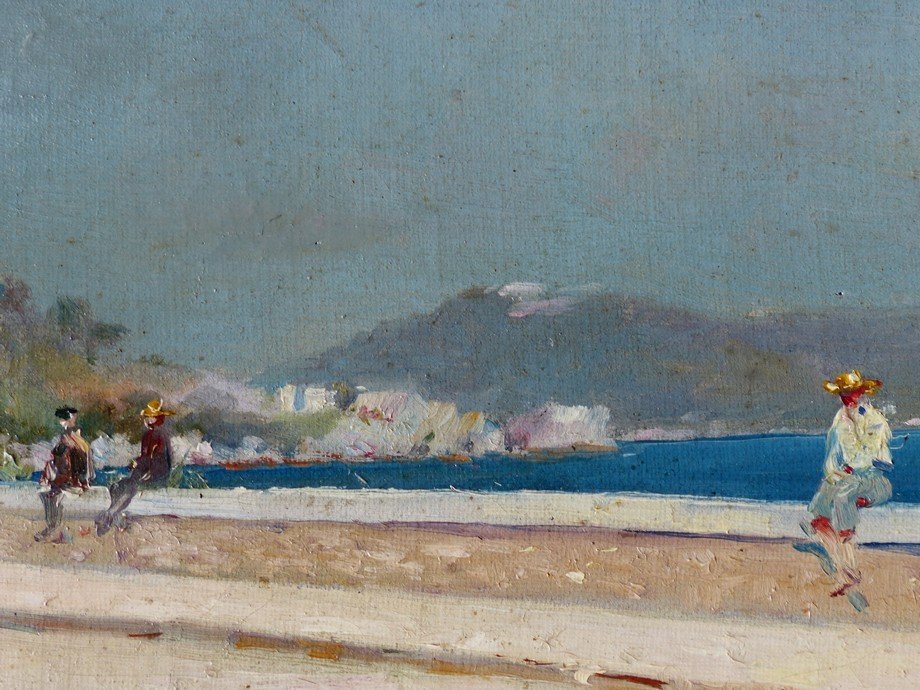 Louis Nattero (1870-1915), Vue De La Corniche à Marseille-photo-2