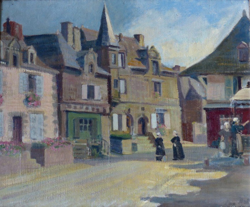 Rochefort En Terre, Breton School Around 1920