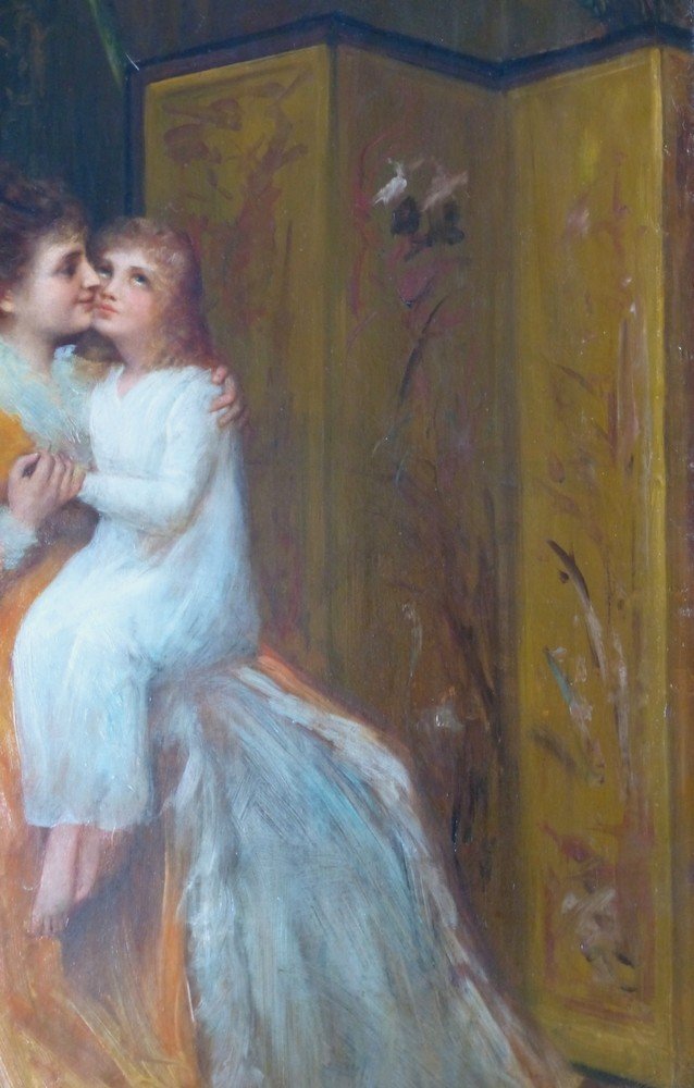 English Impressionist School, Mother And Child-photo-4