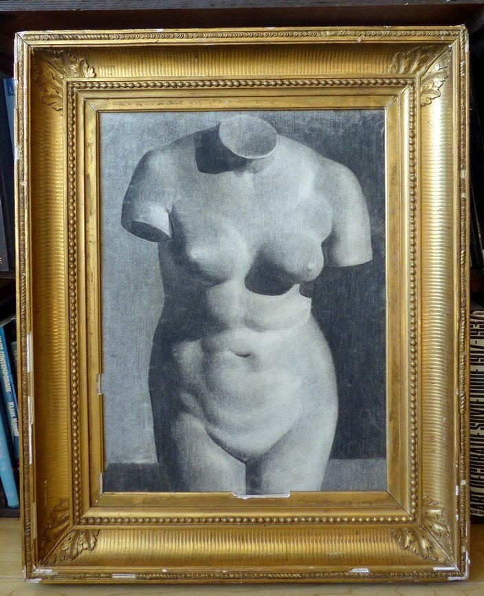 Academic Work, Bust Of A Woman Circa 1930-photo-2