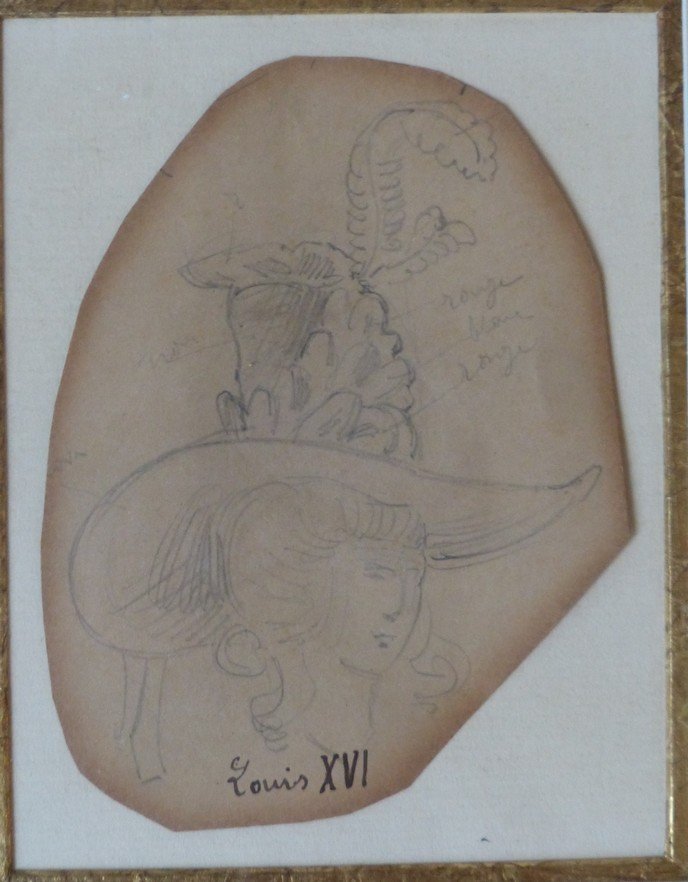 Etude De Coiffes Et Chapeaux De Louis XVI à 1857-photo-4