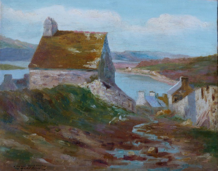 Henry d'Estienne (1872-1949), Vue d'Un Paysage Breton