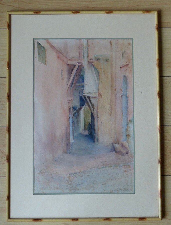 Rue d'Alger By Alphonse Birck (1859-1944)-photo-2