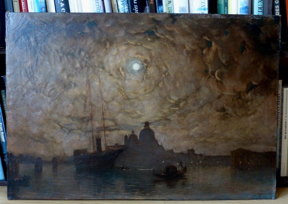 Venise Au Clair De Lune  Par Rozier-photo-2