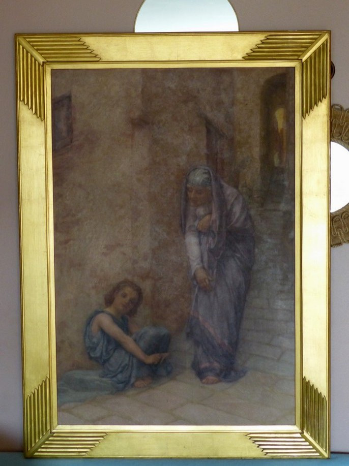 Jacques Martin Capponi (1865-1936), The Old Woman And The Child-photo-2