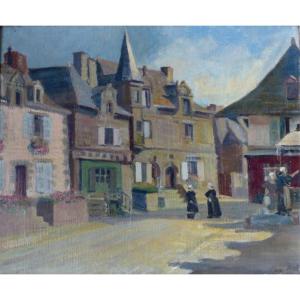 Rochefort En Terre, école Bretonne Vers 1920