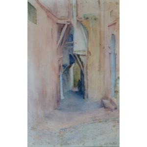 Rue d'Alger Par Alphonse Birck (1859-1944)