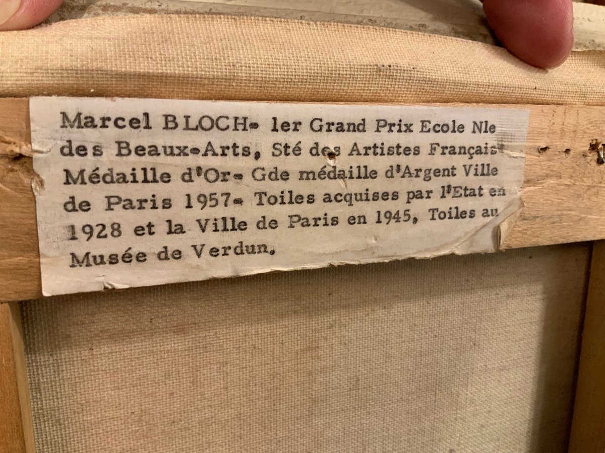 Marcel  Bloch 1882-1966 .  Couple élégant Dans Une Loge à L’opéra -photo-4