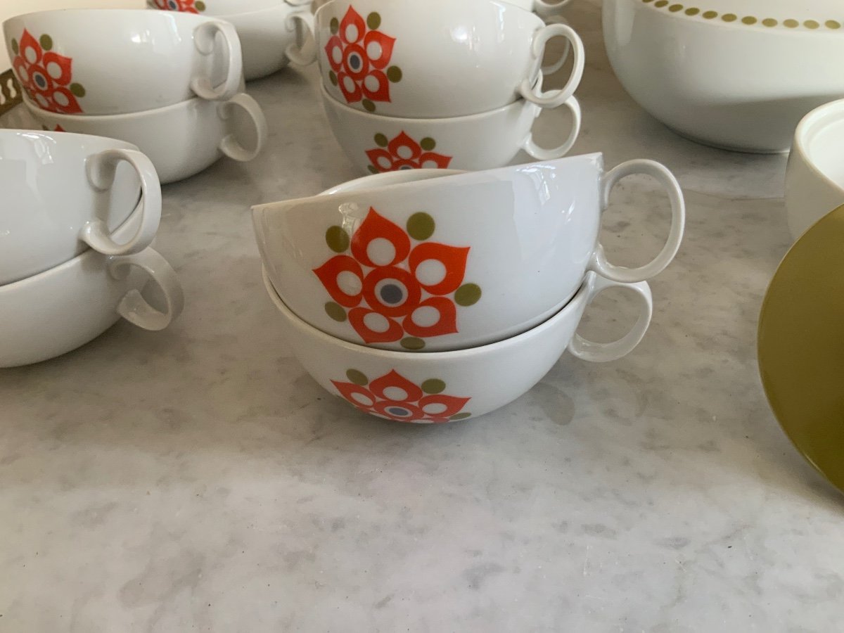 Haviland Porcelain Tea And Coffee Set. Circa 1960/70-photo-2