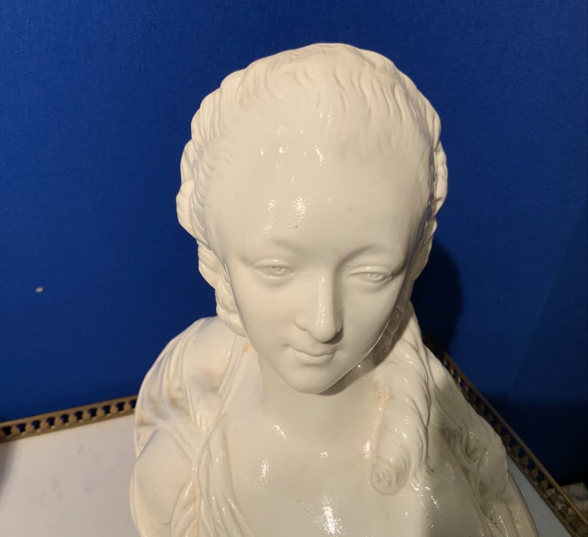 Bust In Soft Paste Of Mme Du Barry, Favorite Of Lxv-photo-3