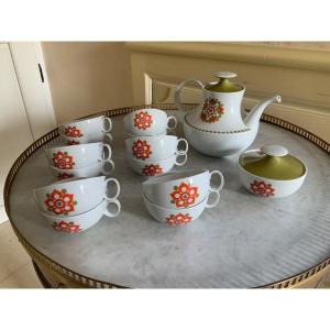 Service à Thé, Café En Porcelaine  Haviland. Circa 1960/70