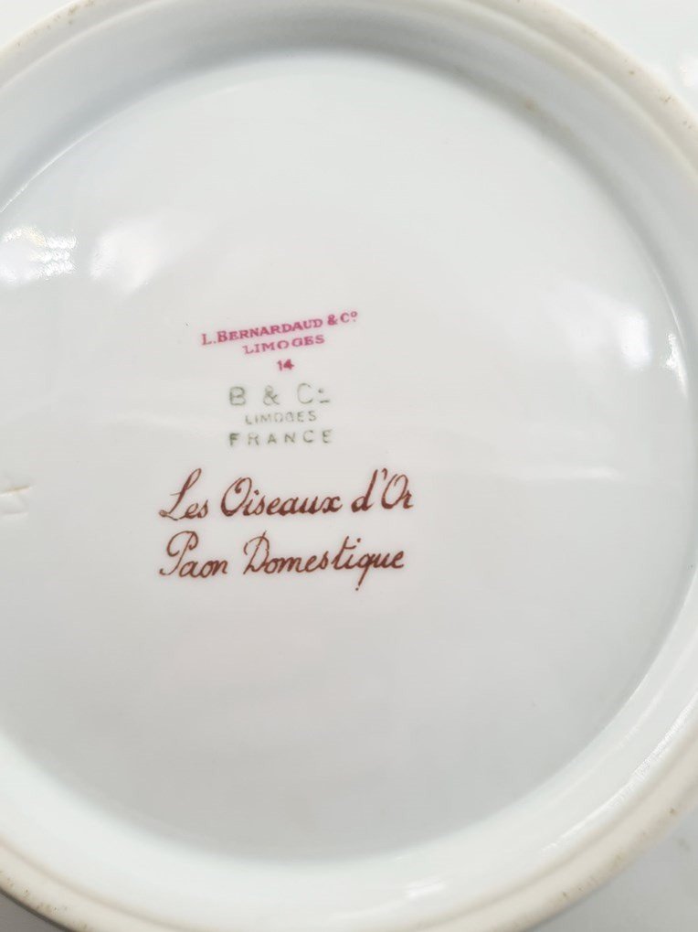 Proantic Part Of Limoges Porcelain Table Service Maison Bernardaud