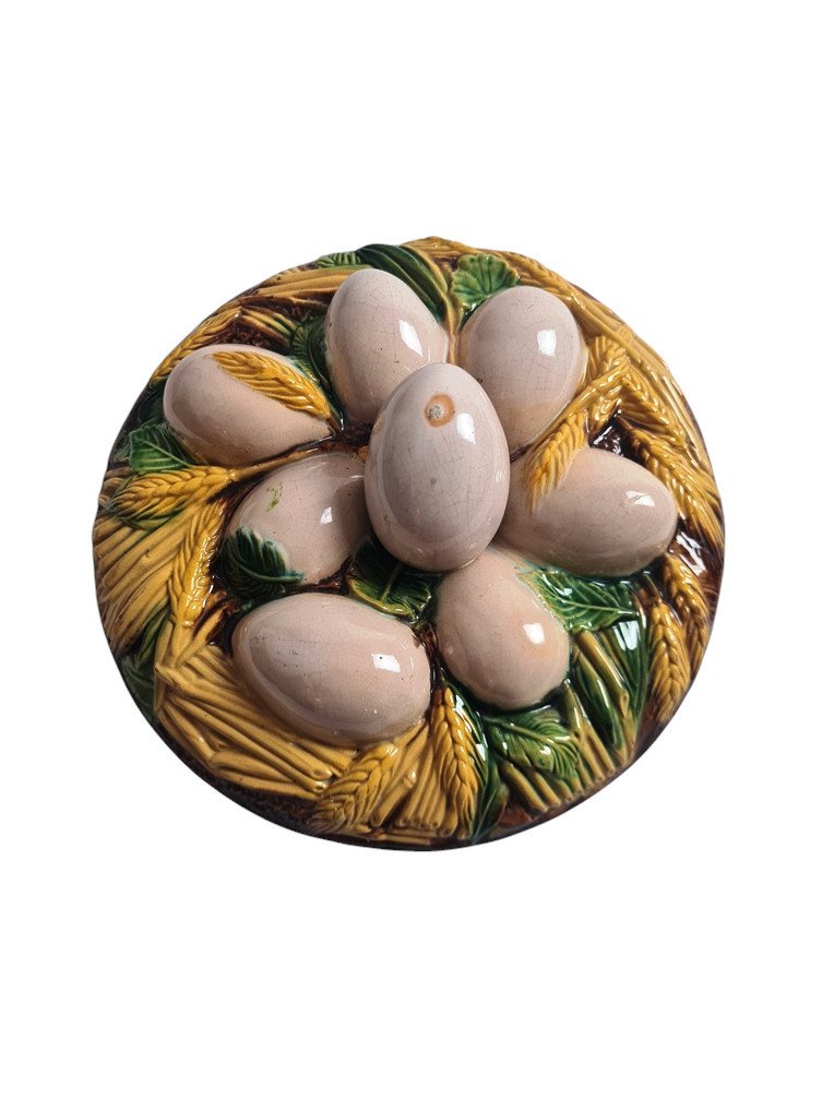 Barbotine Egg Box And Display Stand.-photo-2