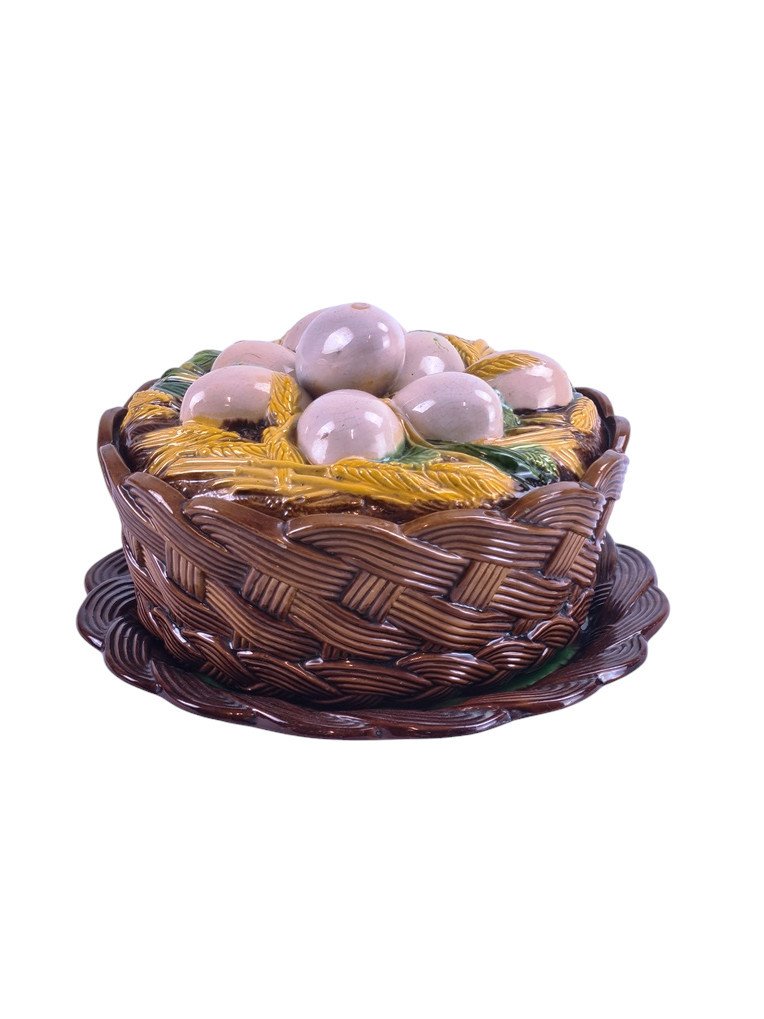 Barbotine Egg Box And Display Stand.