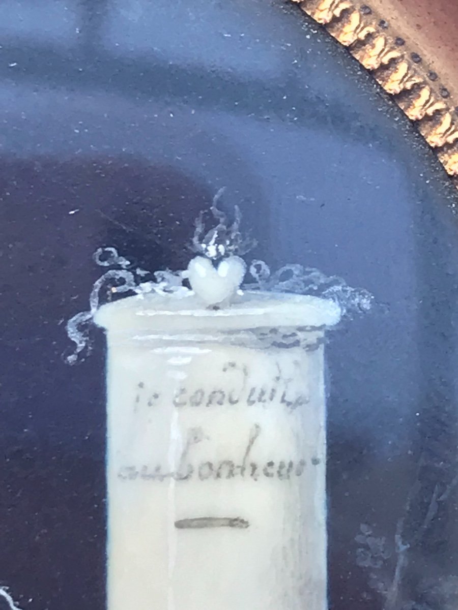 Miniature En Grisaille : Allégorie De l'Amour Par Jacques Joseph De Gault (c.1738-c.1812) -photo-4