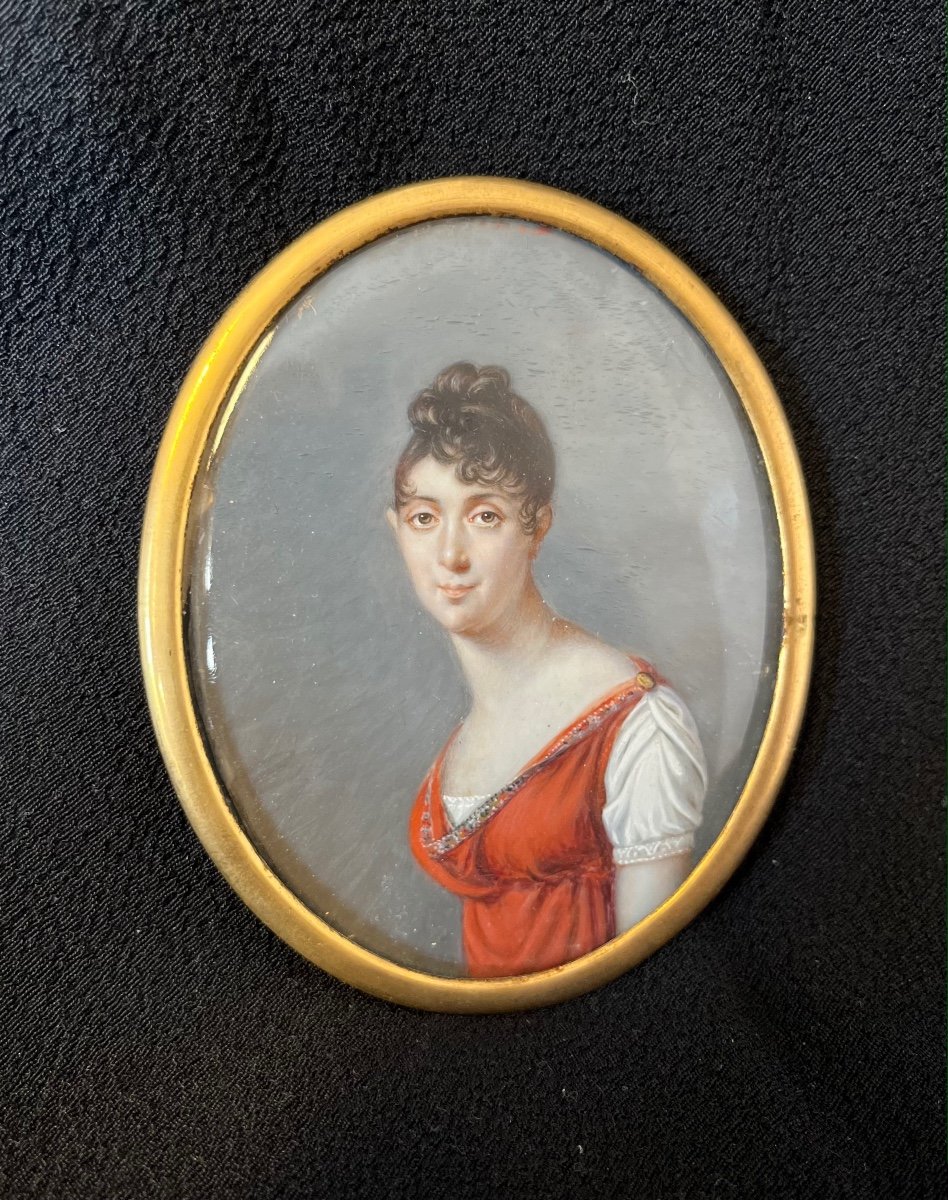 Miniature Portrait Of Empress Joséphine De Beauharnais-photo-4