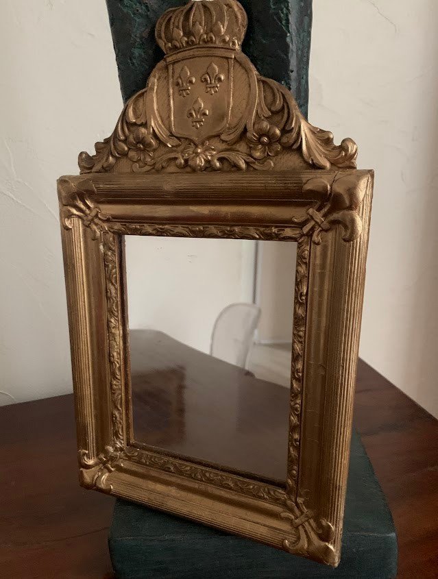 Mirror With The Arms Of France.-photo-2