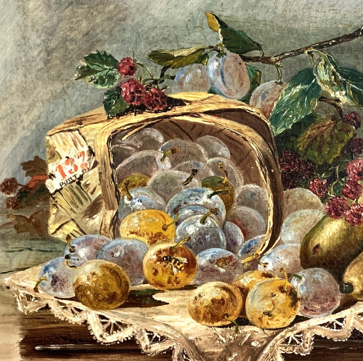 André Viau “still Life With Fruits”-photo-2