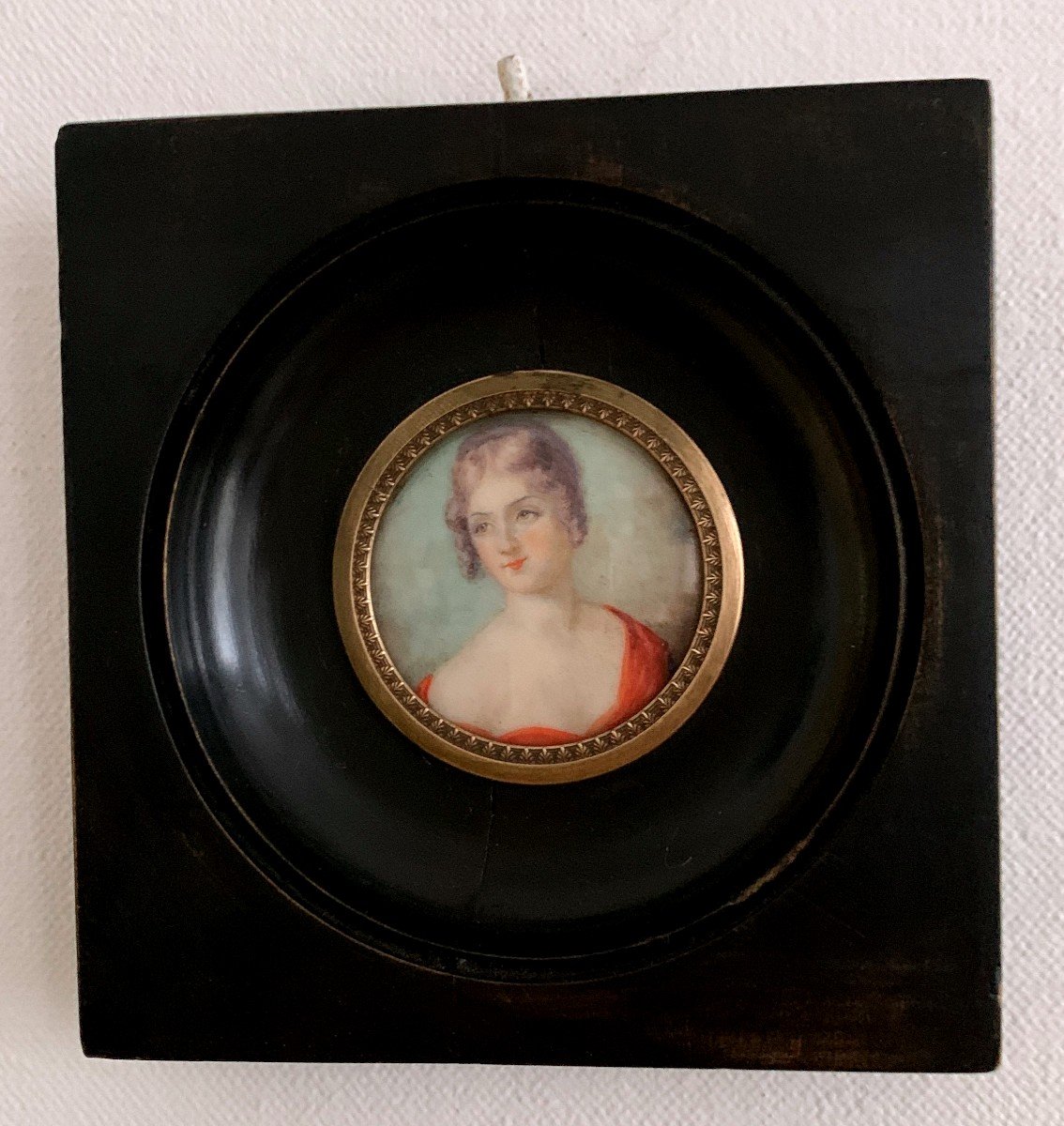 Miniature Sur Ivoire Caroline Bonaparte -photo-1