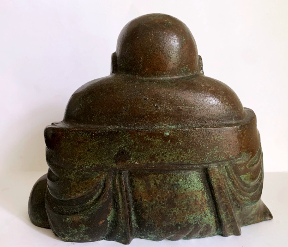 Bronze Laughing Buddha Budai Patai-photo-1