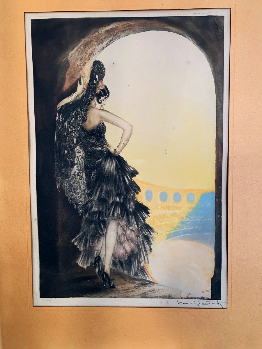 Louis Icart Etching Aquatint “carmen”