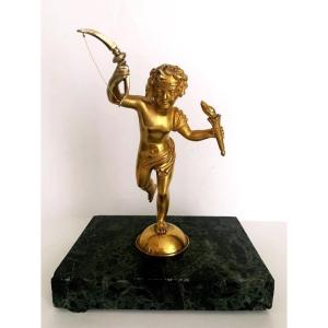 Cupid Love Gilded Bronze 