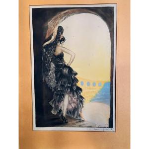 Louis Icart Etching Aquatint “carmen”