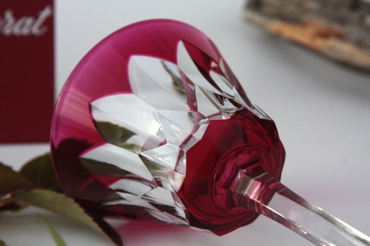Baccarat Crystal Roemer Glass, Caracas Model-photo-4