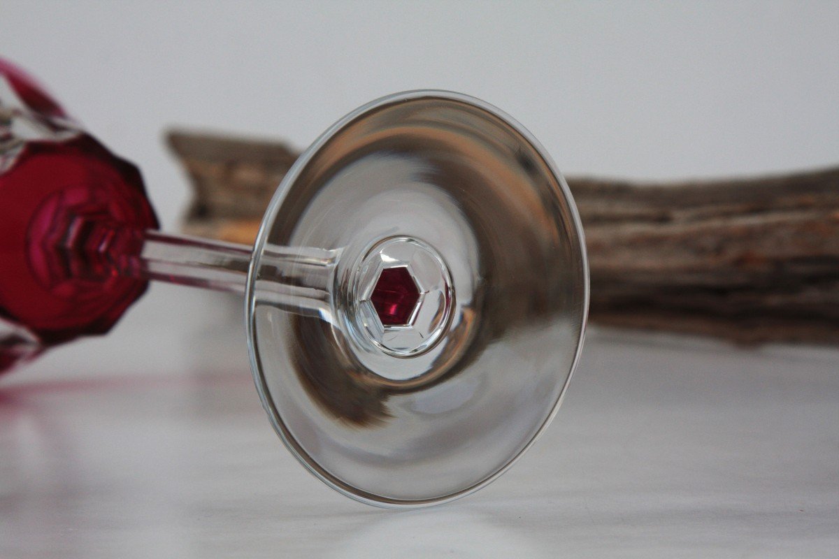 Baccarat Crystal Roemer Glass, Caracas Model-photo-2