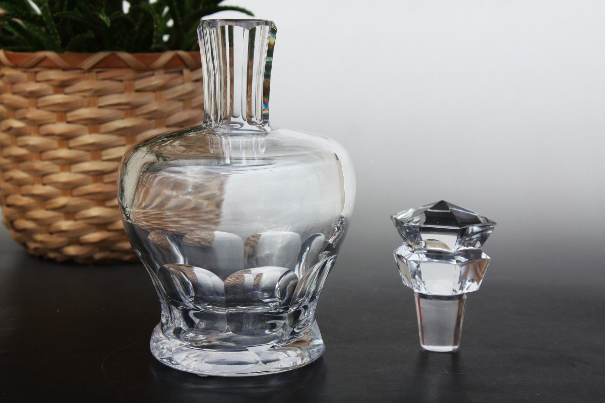 Wine Carafe In Baccarat Crystal, Savoie Model-photo-4