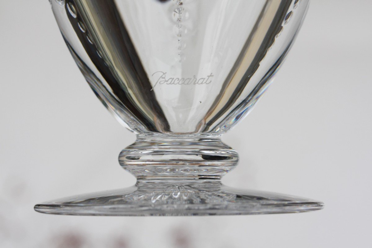 Rare Wine Decanter In Baccarat Crystal, Marennes Model-photo-1