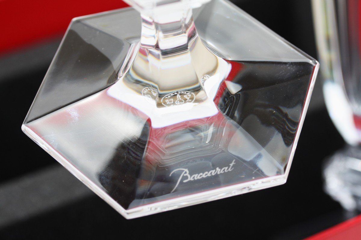 Coffret De 2 Grandes Flûtes Baccarat Harcourt-photo-2