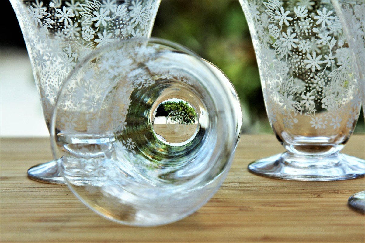 Set De 3 Verres à Apéritif En Cristal De Baccarat Modèle Elisabeth-photo-3