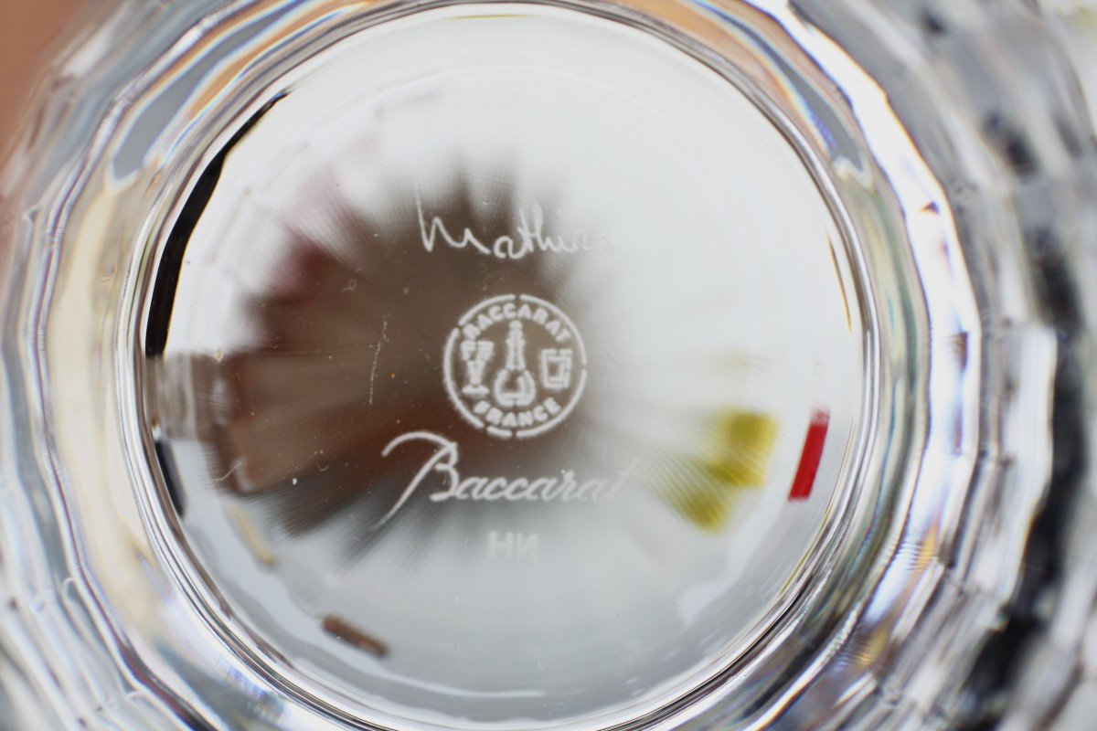 Baccarat Crystal Whiskey Glass, Mille Nuits Model-photo-1