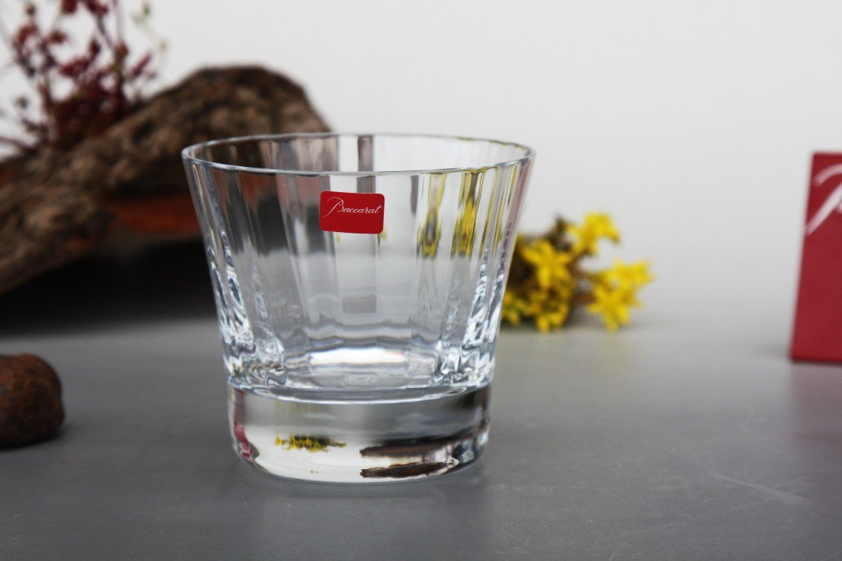 Baccarat Crystal Whiskey Glass, Mille Nuits Model