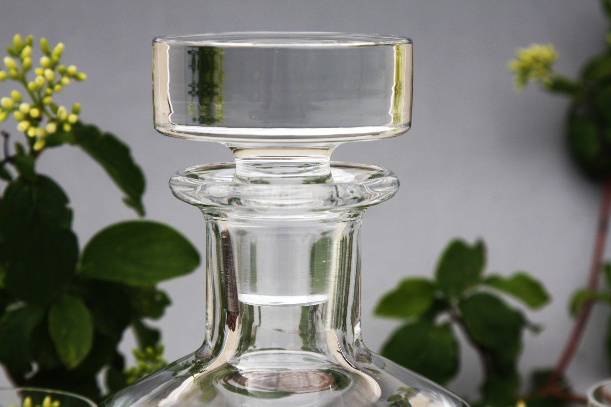 Whiskey Carafe In Baccarat Crystal, Rotary Model-photo-2