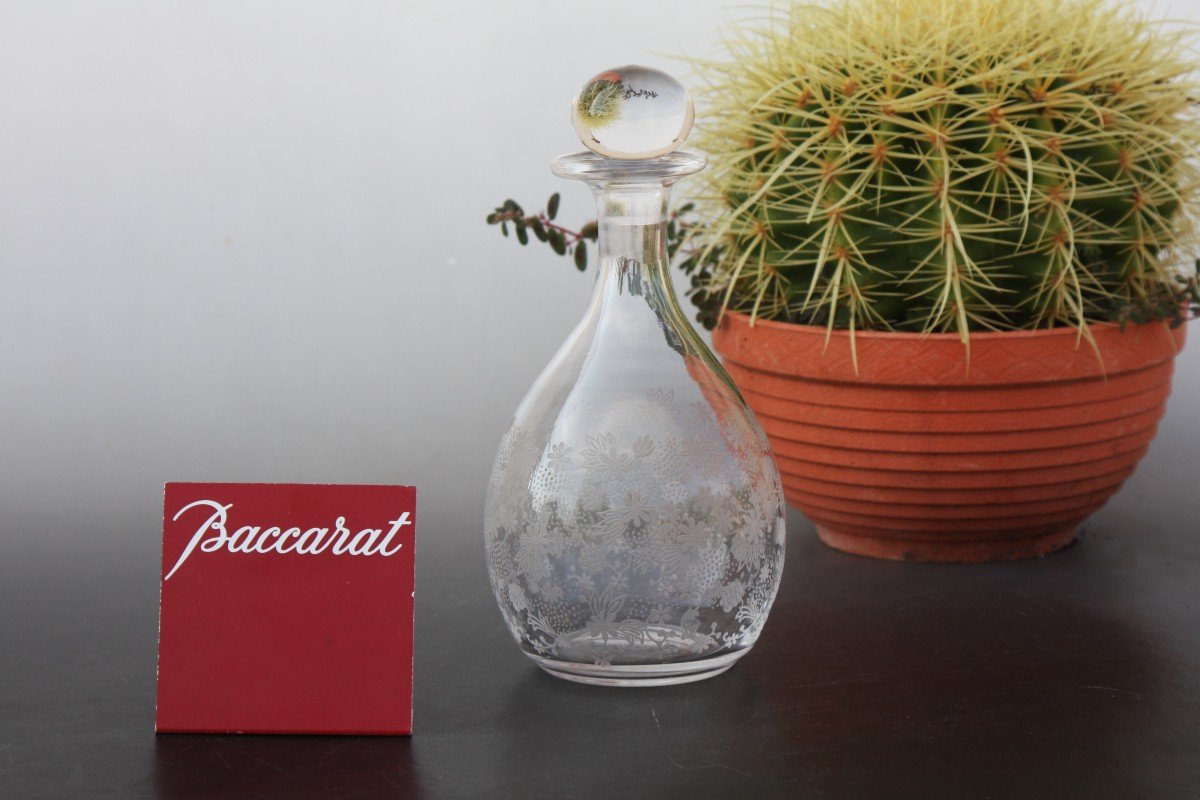 Carafe à Liqueur En Cristal De Baccarat Modèle Elisabeth