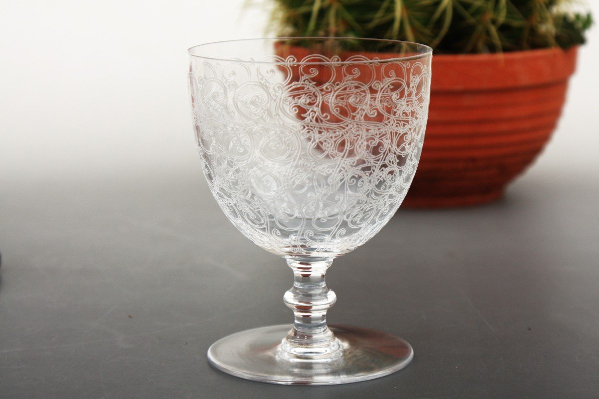 Water Glass In Baccarat Crystal, Rohan Model