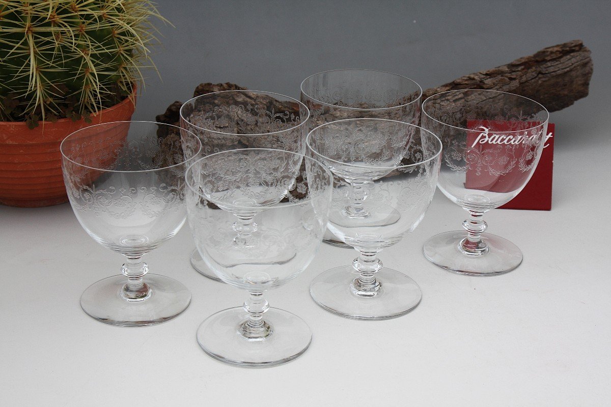 Set De 6 Verres à Eau En Cristal De Baccarat Modèle Camilla-photo-7