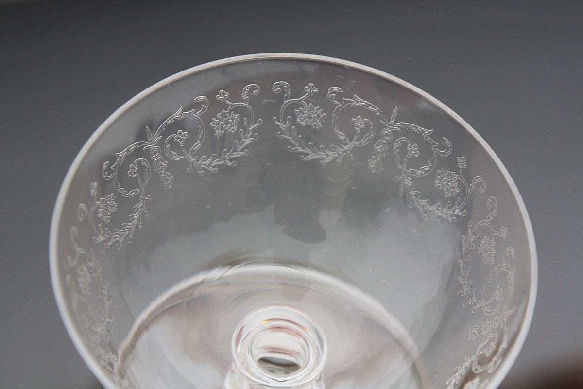 Set De 6 Coupes à Champagne En Cristal De Baccarat, Modèle Camilla-photo-3