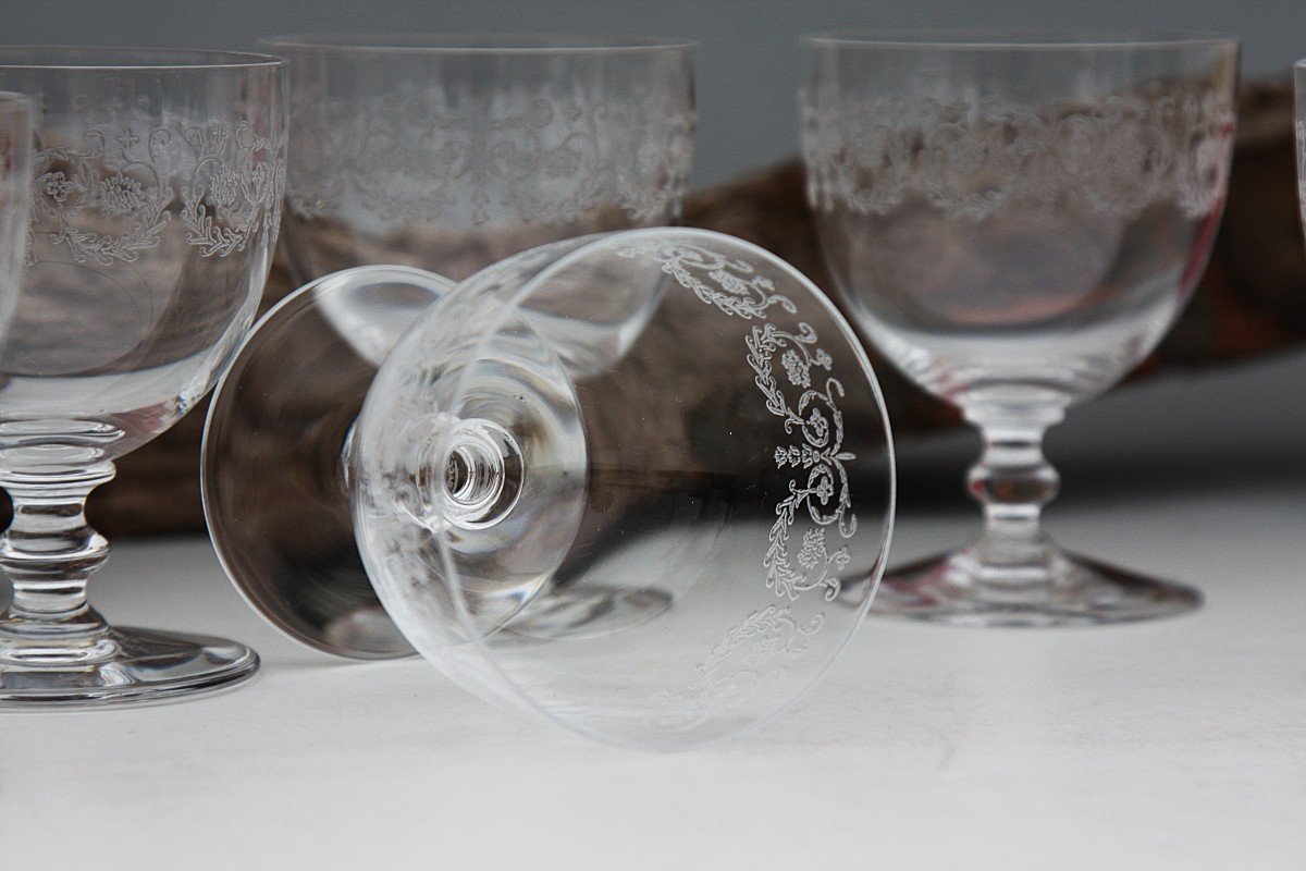 Set De 6 Verres à Vin N°4 En Cristal De Baccarat Modèle Camilla-photo-3