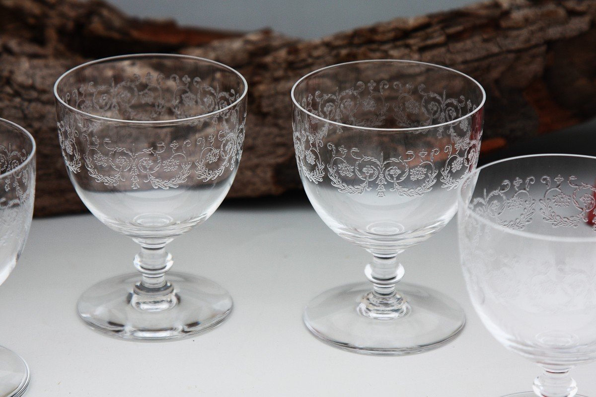 Set De 6 Verres à Vin N°4 En Cristal De Baccarat Modèle Camilla-photo-4