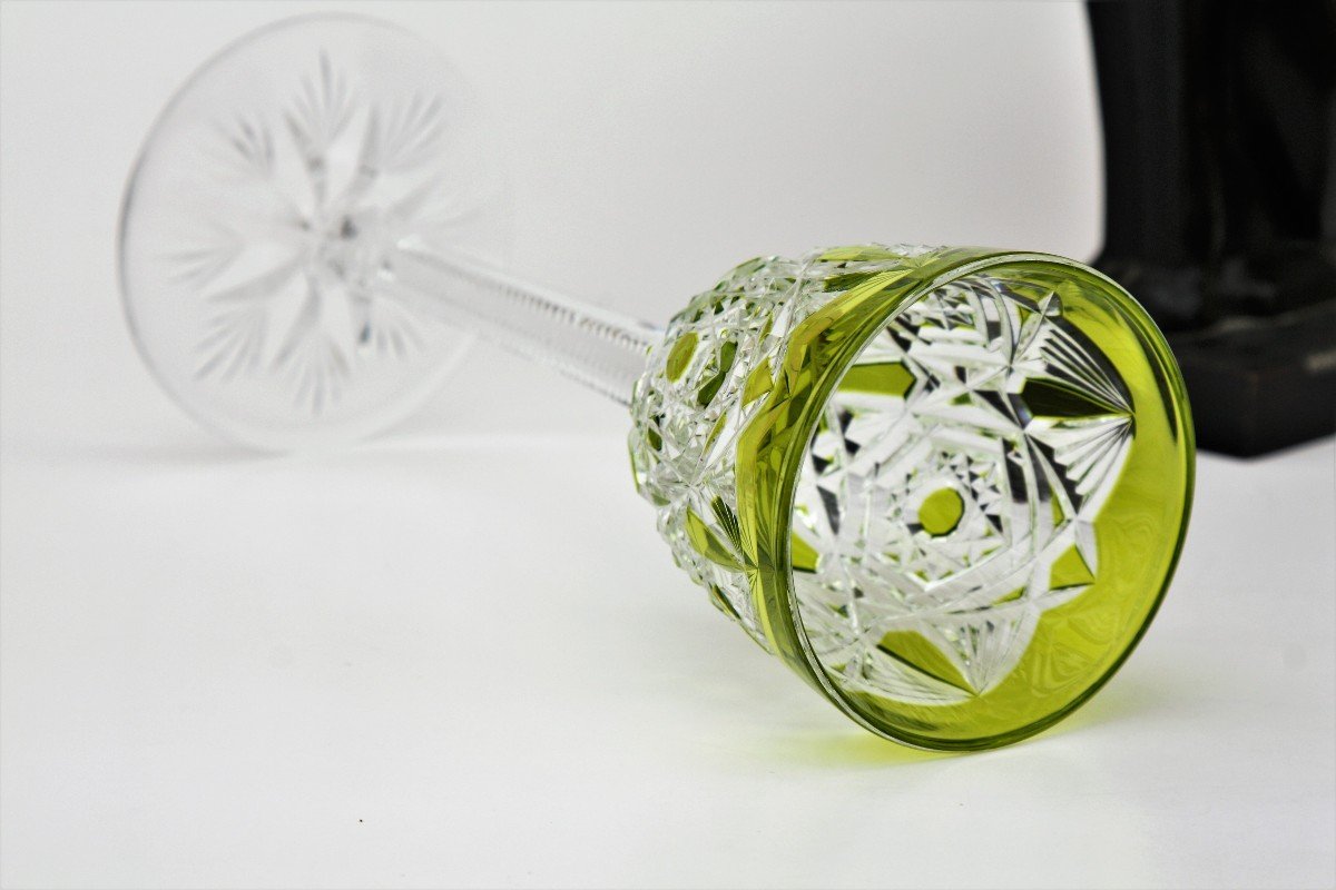 Baccarat Crystal Roemer Glass, Lagny Mousse Model-photo-4