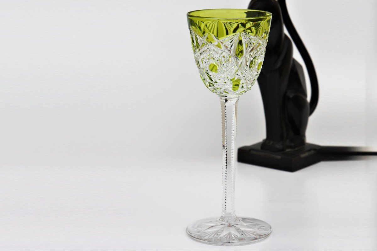 Baccarat Crystal Roemer Glass, Lagny Mousse Model