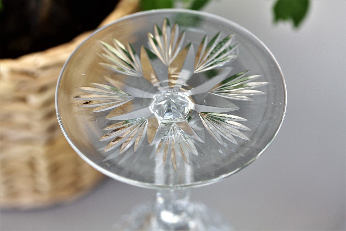 Set De 6 Verres à Eau En Cristal De Baccarat, Modèle Lagny-photo-2